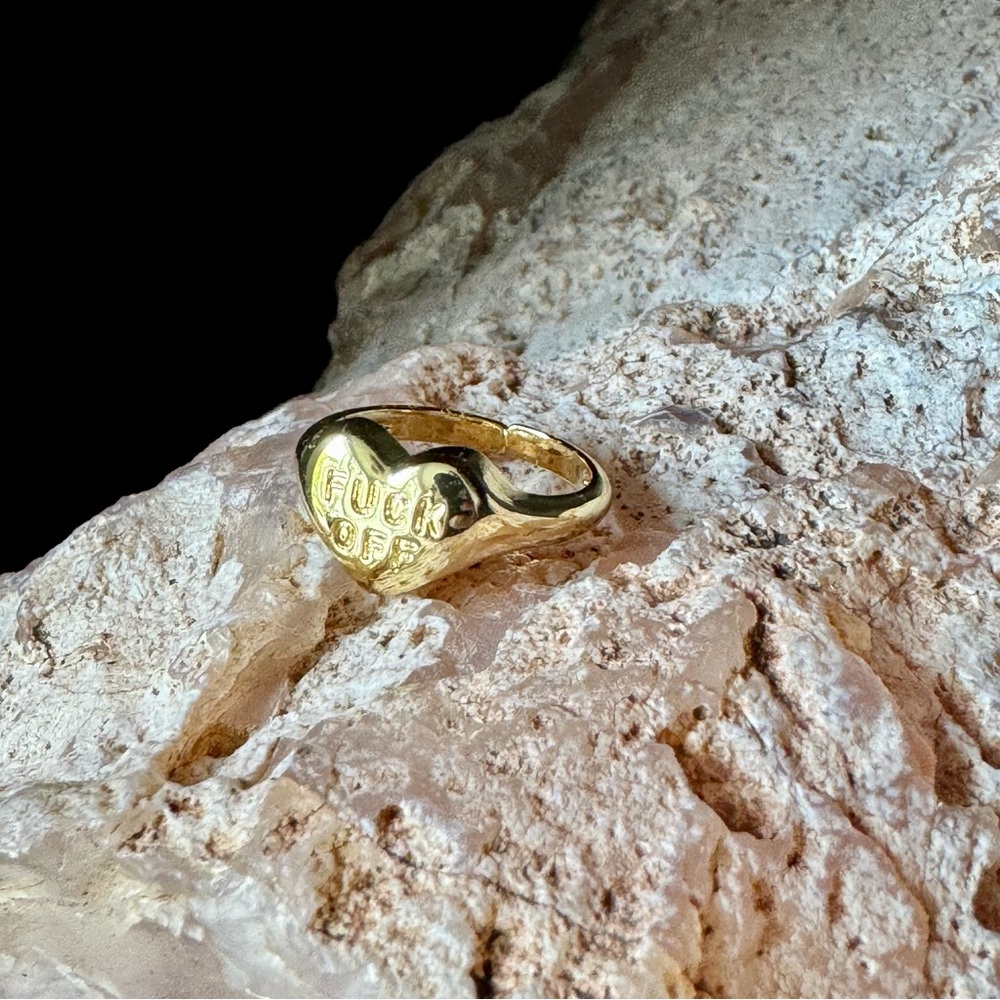 Lovingly “F* Off” Ring - Picture 3 of 11